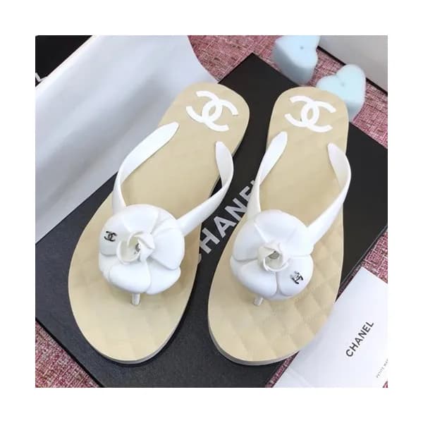 Chanel 2019 Ladies Leather Slipper - 샤넬 2019 여성용 레… - 1