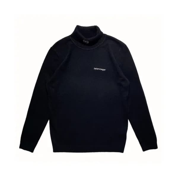 Balenciaga 2019 Mens Turtle - neck Wool Sweater - … - 1