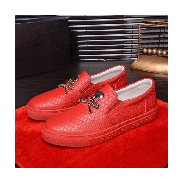 Philipp plein 2019 Mens Leather Slip On - 필립플레인 2… - 1