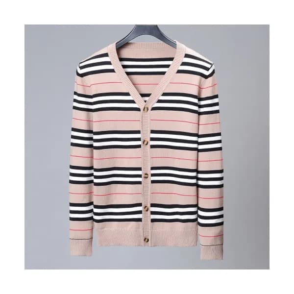 Burberry 2019 Mens Retro Logo V-neck Cardigan - 버버… - 1