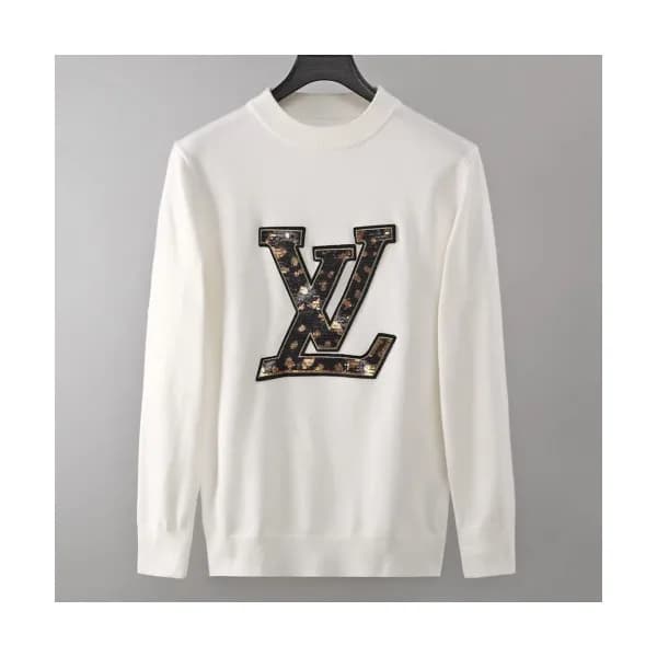 Louis vuitton 2019 Mens Basic Crew-neck Wool Sweat… - 1