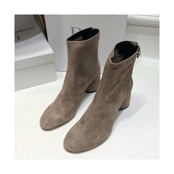 Dior 2019 Ladies Suede Middle Heel Boots - 디올 2019… - 1