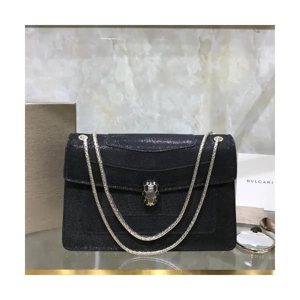 Bvlgari 2019 Serpenti Chain Shoulder Bag,28CM - 불가… - 1