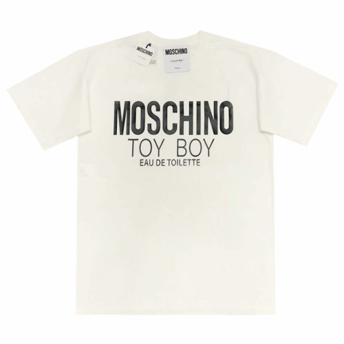 [모스키노]Moschino 2019 Mm/Wm Logo Cotton Short Sleeve… - 1