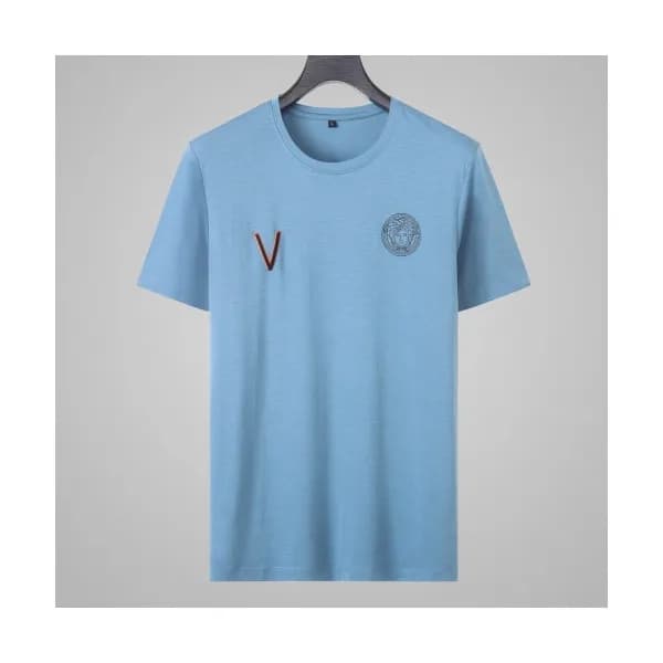 [베르사체]Versace 2020 Mens Logo Silket Short Sleeved … - 1