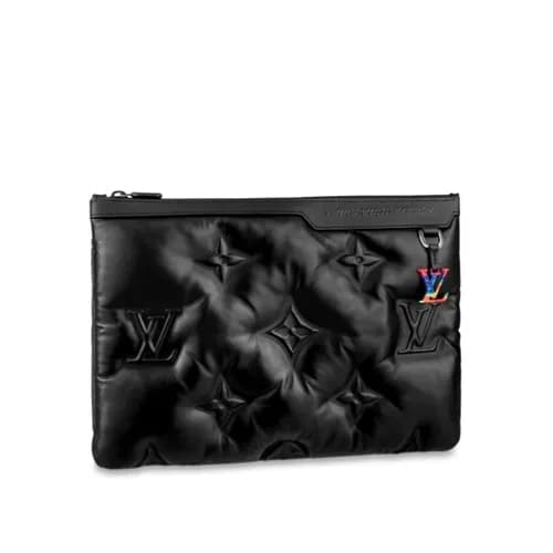 [핫 신상]Louis Vuitton 2020 A4 Leather Clutch Bag,34.… - 1