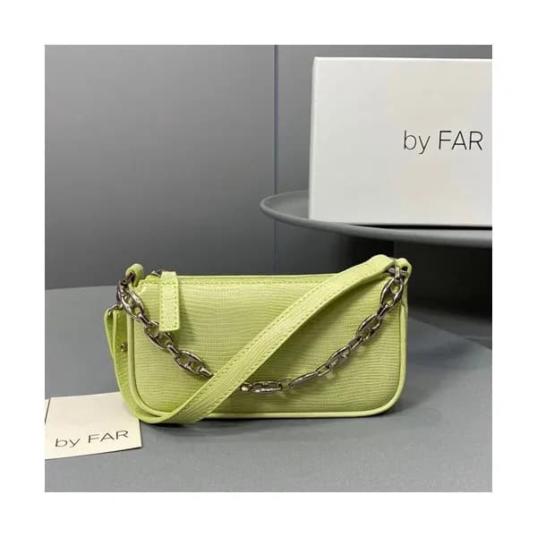 By Far 2020 Leather Tote Shoulder Bag,18cm - 바이 파 … - 1