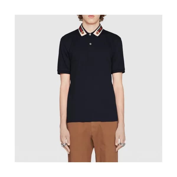[매장판]Gucci 2020 Mens Logo Short Sleeved Polo Tshir… - 1