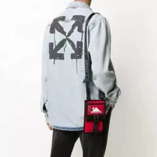 [오프화이트]Off-white 2020 Mens Logo Casual Denim Shirt…