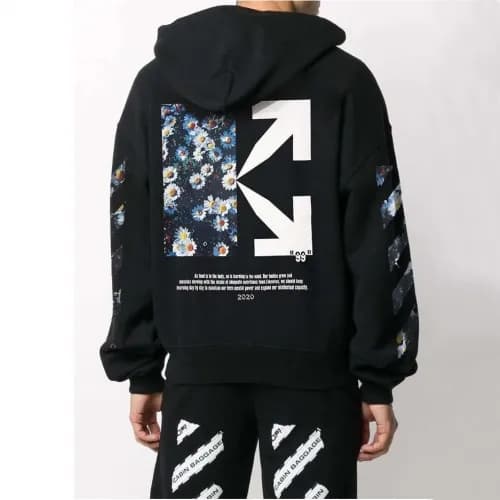 [오프화이트]Off-white 2020 Mens Logo Cotton Hoodie - 오프… - 1
