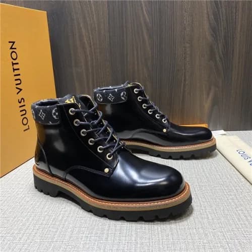 Louis Vuitton 2020 Men's Leather Ankle Boots -… - 1