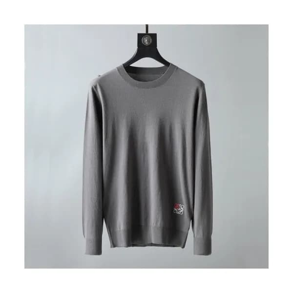 Loewe 2020 Mens Logo Crew-neck Wool Sweaters - 로에베… - 1
