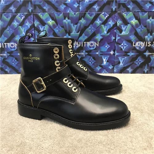 Louis Vuitton 2020 Men's Leather Ankle Boots -… - 1