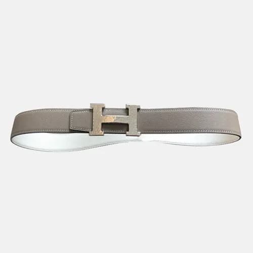 Hermes 2021 Men's Leather Belt - 에르메스 2021 남성용… - 1
