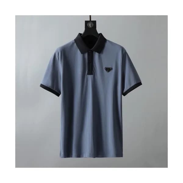 [프라다]Prada 2021 Mens Basic Logo Short Sleeved Tshi… - 1