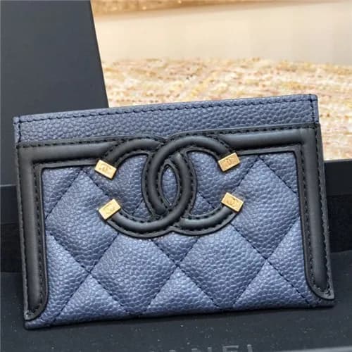 Chanel 2021 Women's Leather Card purse,11cm - … - 1