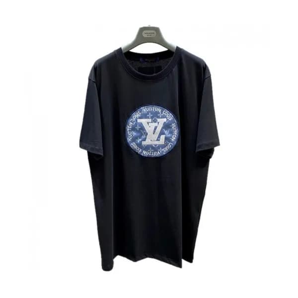 Louis vuitton Mm/Wm Logo Short Sleeved Tshirts Bl… - 1