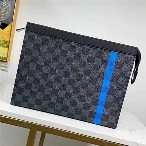 [루이비통]Louis Vuitton 2021 Men's Leather Pouch,2… - 1