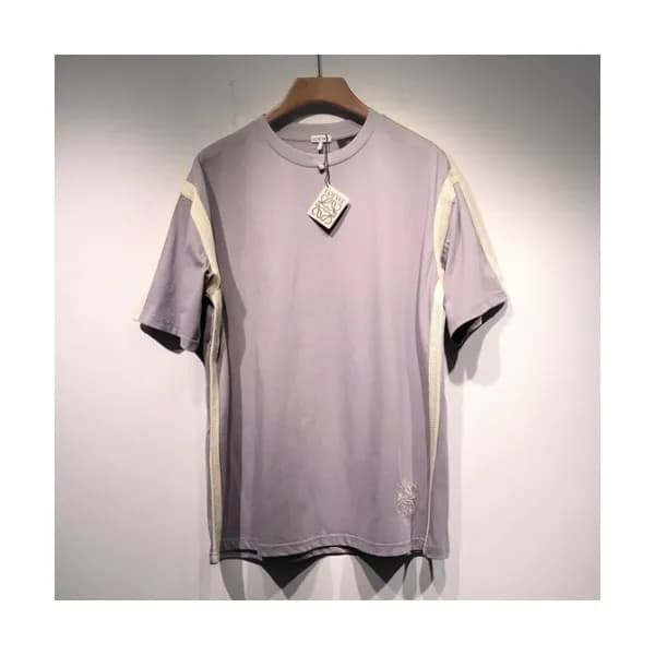 Loewe Mm/Wm Smile Short Sleeved Tshirts Gray - 로에… - 1