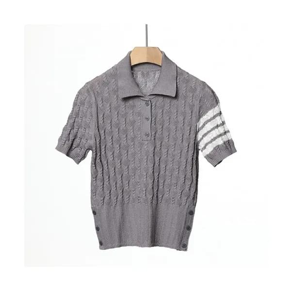 Thom Browne Womens Polo Tshirts - 톰브라운 여성 폴로 반팔티 -…