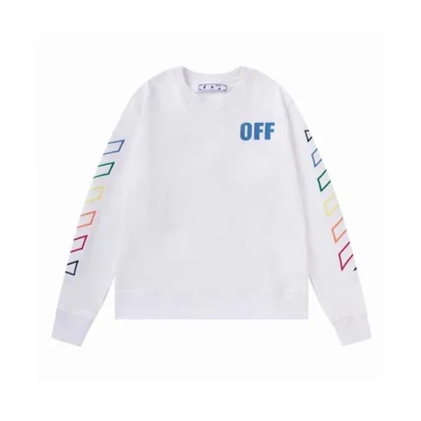 Off-white Mm/Wm Logo Cotton Oversize Hoodie White… - 1