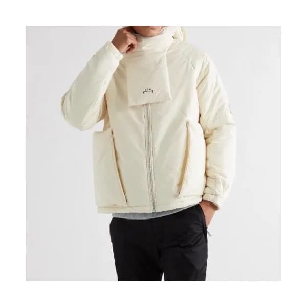 A-cold-wall Unisex Logo Casual Jackets Ivory - 어콜…