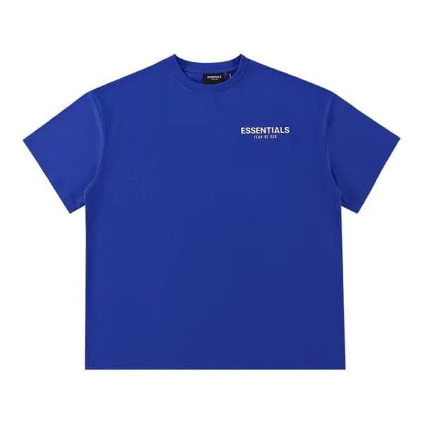 피어오브갓 남성 블루 크루넥 반팔티 - Mens Blue Tshirts - fea0391x - 1
