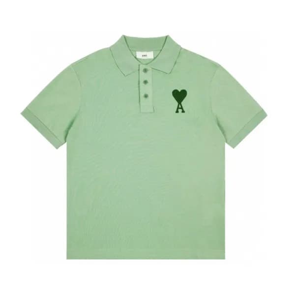 아미 남성 민트 폴로 반팔티 - Mens Mint Tshirts - ami0296x - 1