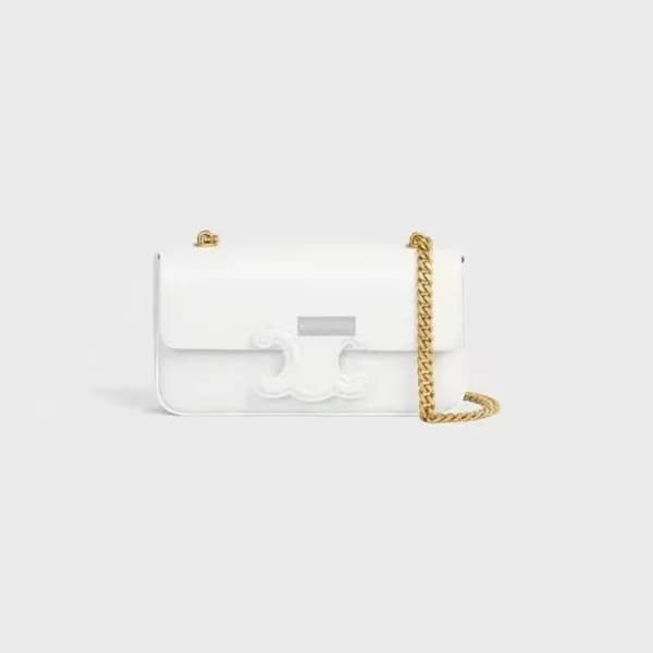 셀린느 여성 트리오페 화이트 숄더백 - Womens White Shoulder Bag - … - 1