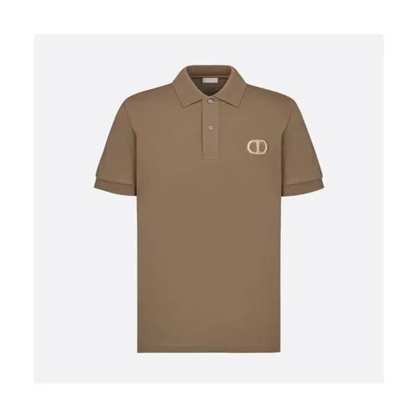 디올 남성 카멜 폴로 반팔티 - Mens Camel Tshirts - dio01861x - 1