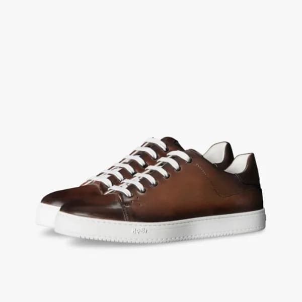 벨루티 남성 클래식 브라운 스니커즈 - Mens Brown Sneakers - ber00… - 1