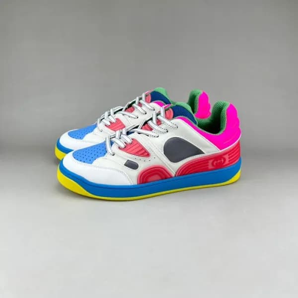 구찌 남/녀 클래식 핑크 스니커즈- Unisex Pink Sneakers - guc0495… - 1