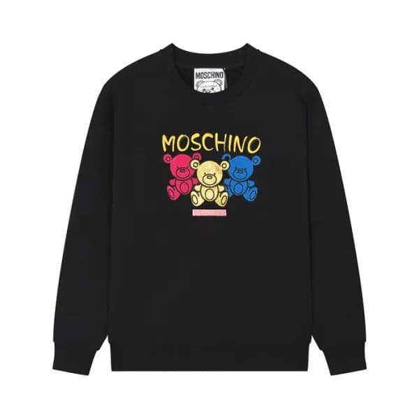모스키노 여성 캐쥬얼 블랙 맨투맨 - Moschino Womens Black Tshirts… - 1