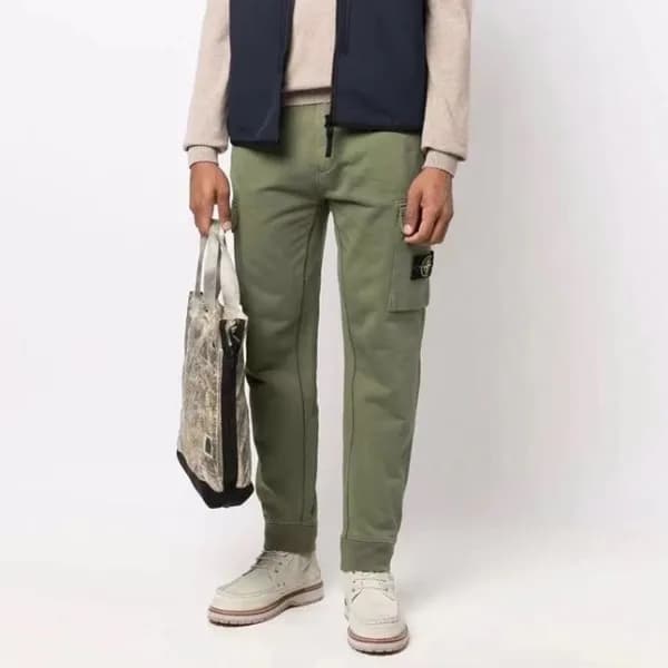 스톤아일랜드 남성 카키 팬츠 - Stone Island Mens Khaki Pants - … - 1