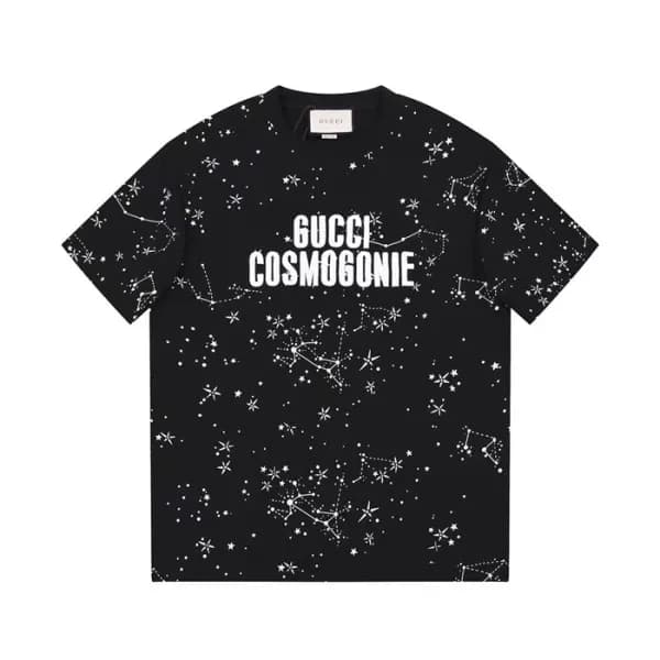구찌 남/녀 블랙 크루넥 반팔티 - Gucci Unisex Black Short sleev… - 1