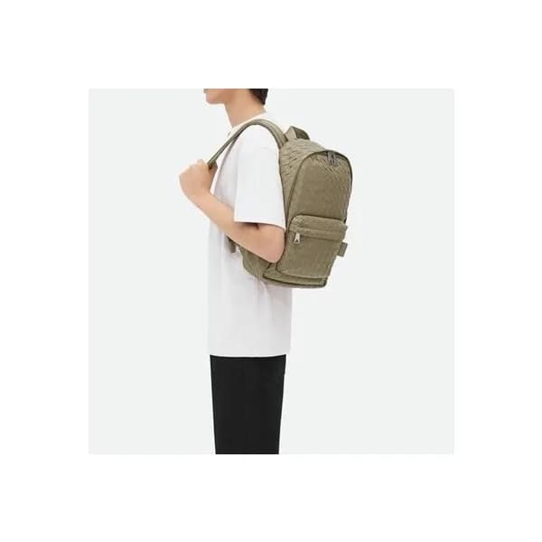 보테가베네타 남성 클래식 올리브 백팩 - Bottega veneta Mens Olive B… - 1