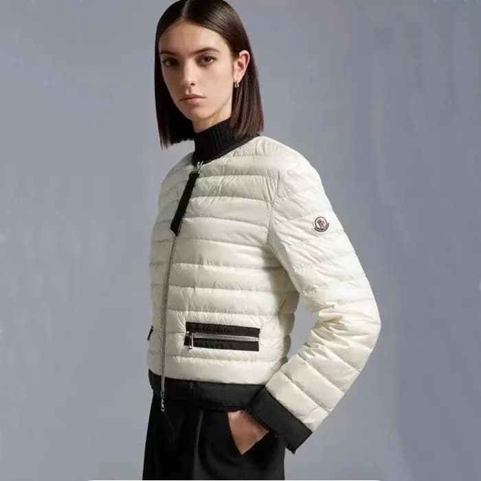 몽클레어 여성 화이트 덕다운 패딩 - Moncler Woens White Down Padd… - 1