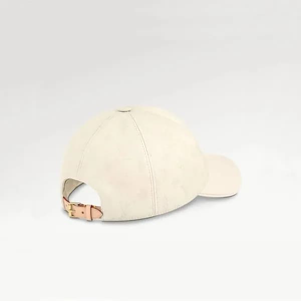 루이비통 남/녀 화이트 볼캡 - Louis vuitton Unisex White Ballc… - 1