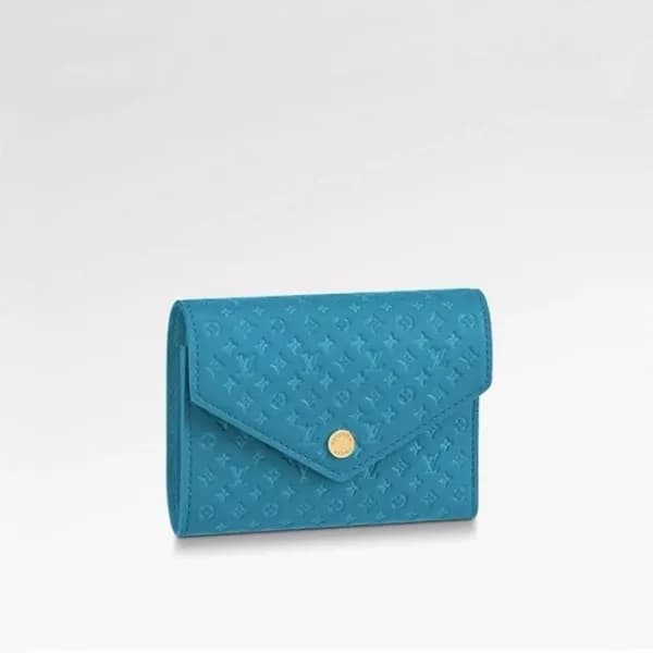 루이비통 여성 블루 반지갑 M82314 - Louis vuitton Womens Blue … - 1
