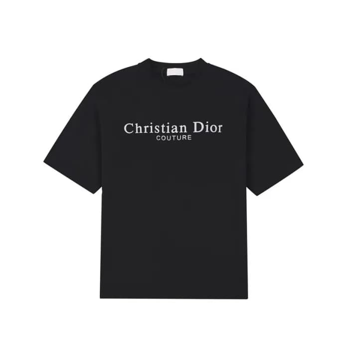 디올 남성 블랙 반팔티 - Dior Mens Black Tshirts - dic306x - 1