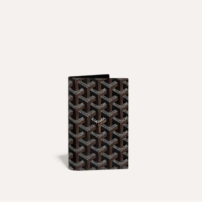 고야드 남/녀 블랙 그르넬 여권 케이스 - Goyard Unisex Grenelle Pas… - 1