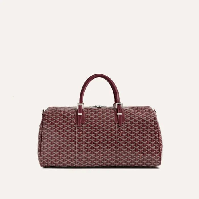 고야드 남/녀 버건디 보스턴 백 45/50 - Goyard Unisex Boston Bag… - 1