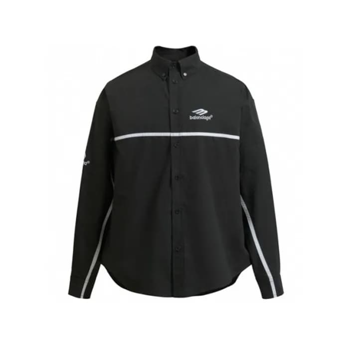 발렌시아가 남성 블랙 셔츠 - Balenciaga Mens Black Shirts - ba… - 1