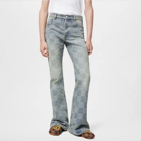 루이비통 남성 블루 청바지 - Louis vuitton Mens Blue Jeans - l…