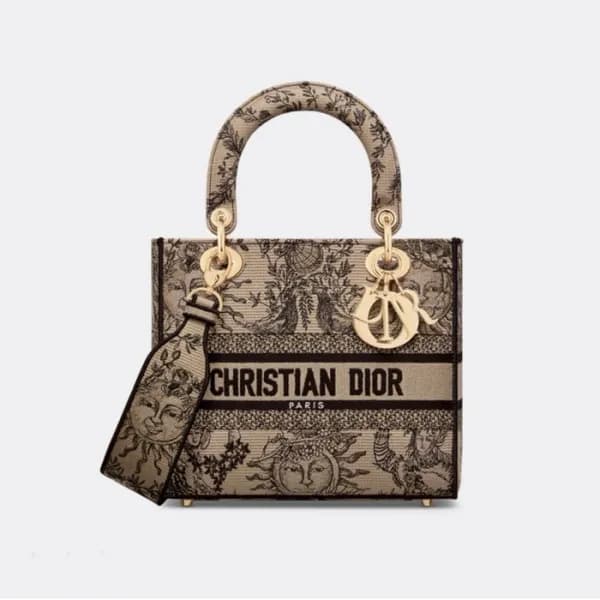 디올 여성 베이지 레이디 백 - Dior Womens Beige Lady Bag - dib… - 1