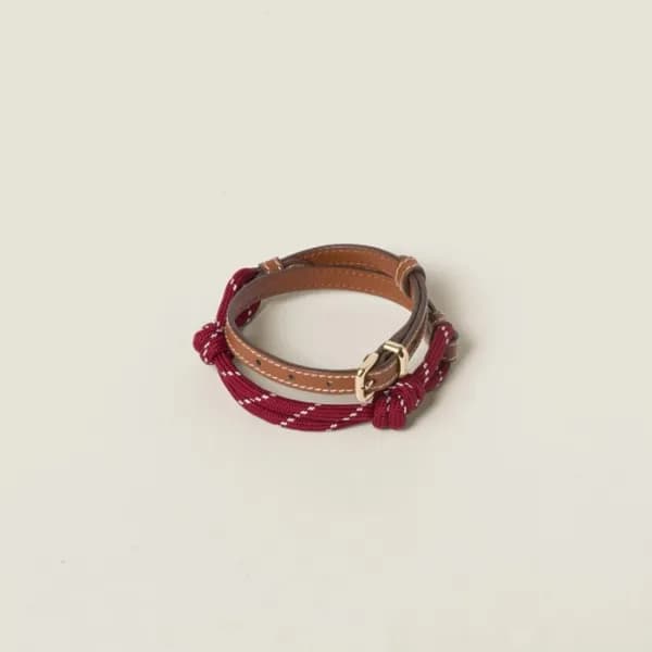 미우미우 여성 이니셜 팔찌 - Miumiu Womens Initial Bangle - ac… - 1