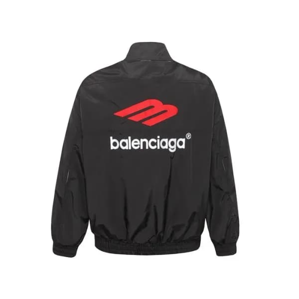 발렌시아가 남성 블랙 블루종 - Balenciaga Mens Black Blouson - … - 1