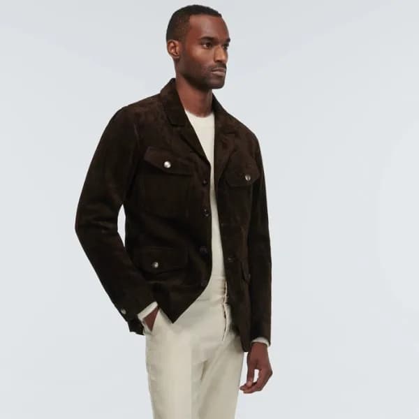 톰포드 남성 가죽 자켓 - Tom Ford Mens Leather Jacket - toc3… - 1