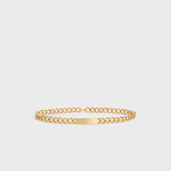 셀린느 여성 플레이트 벨트 - Celine Womens Plate Jewels Belt -… - 1