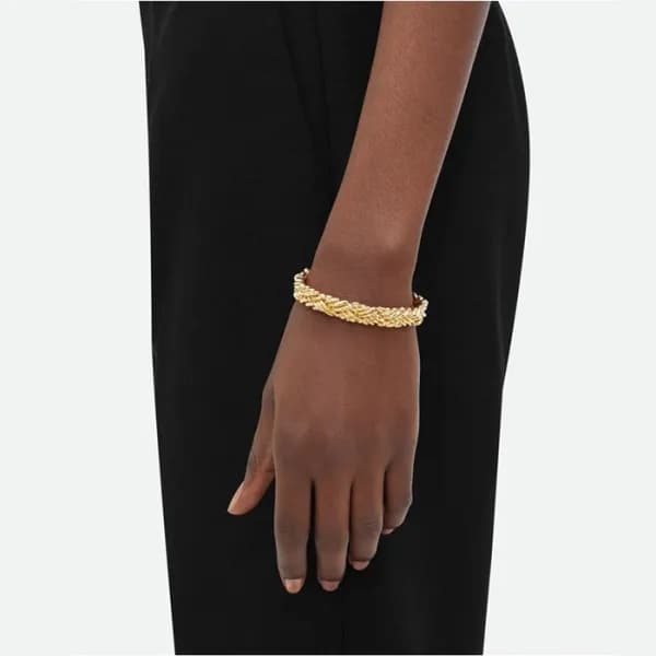 보테가 베네타 여성 골드 팔찌 - Bottega Veneta Womens Gold Bang… - 1